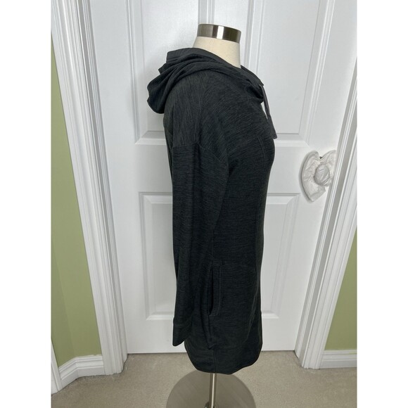 Toad &Co Dress Dark Gray Long Sleeve S Hood Pockets Intemosso Stretch Athleisure - Picture 7 of 11